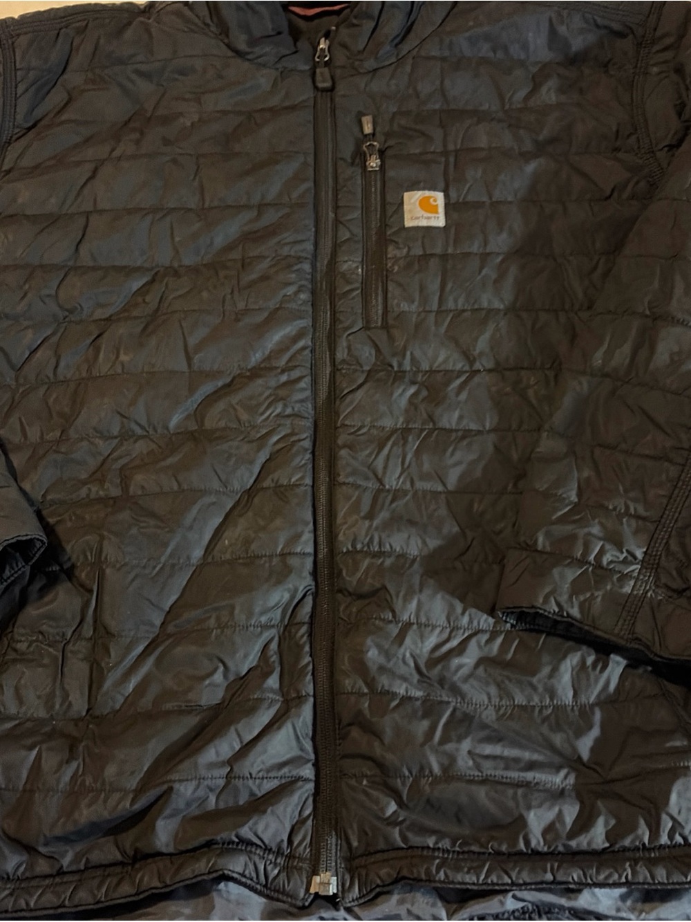 Carhartt rain defender Gilliam 3XL relaxed fit Men's Black Quilted Puffer Jacket